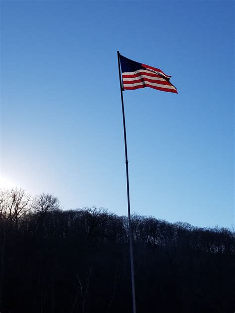 American flag pole Free stock image of an American flag pole. American ...