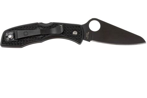 Spyderco C88 Salt I Plain Edge Black Advantageously Shopping At