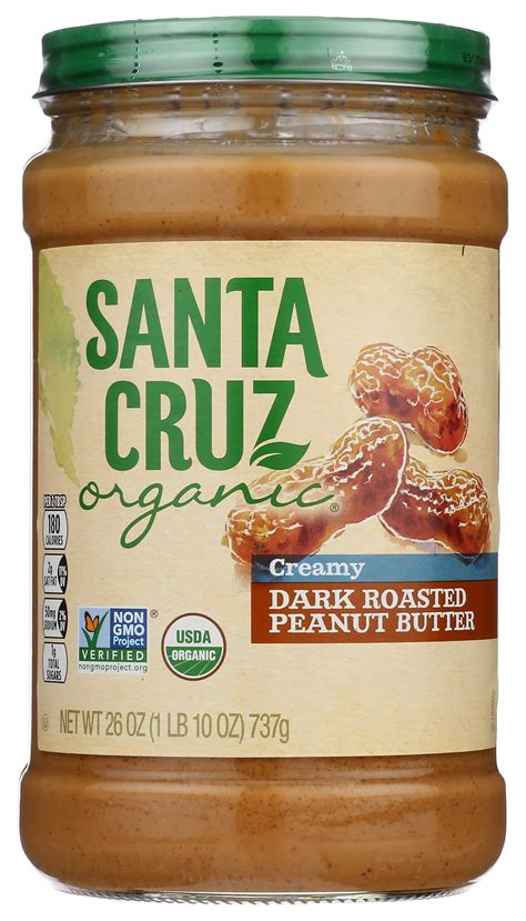 Santa Cruz Organic Organic Dark Roasted Creamy Peanut Butter Oz