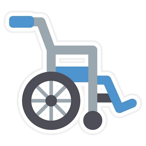 Premium Vector Wheel Chair Icon