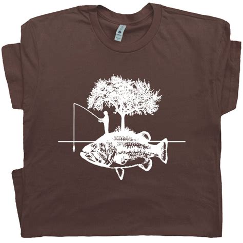 Fishing T Shirt Fisherman Shirts Cool Funny Fishing Graphic Etsy