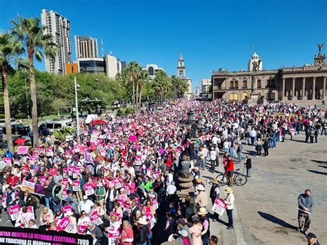 Marchan En Varios Estados A Favor Del Ine La Jornada San Luis