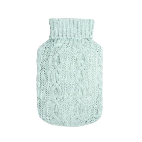 Body Beauty Hush Cable Knit Hot Water Bottle Cover 2L