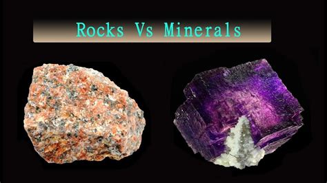 Rocks And Minerals Difference Between A Rock And A Mineral YouTube