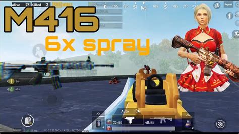 M416 6X SCOPE INSANE SPRAY SQUAD WIPE IN PUBG MOBILE YouTube