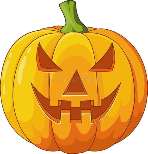 Design Del Logo Della Mascotte Della Zucca Halloween Illustrazione