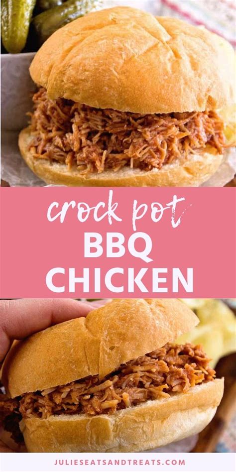 Crock Pot Bbq Chicken Julie S Eats And Treats