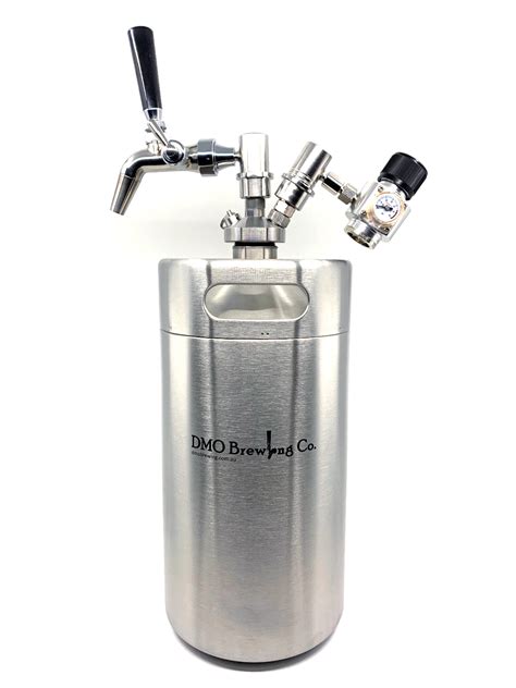 5L Insulated Mini Keg With Ball Lock Spear 304 SS Disconnects Mini