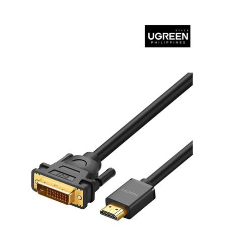 UGREEN Philippines HD106 HDMI Male To DVI Male Cable 1Meter Lazada PH