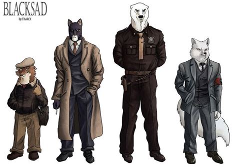 Blacksad characters by ThoRCX | Furry drawing, Character art, Comic art