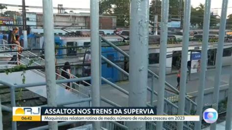 Vídeo Maquinistas Da Supervia São Assaltados Na Estação Deodoro E