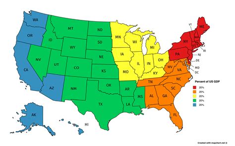 Regions Of United States Map