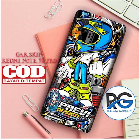 Jual Garskin Hp Redmi Note 10 Pro Motif Speed Isi 2pcs Free Custom