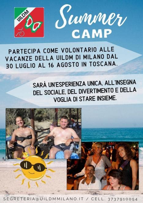 Partecipa Come Volontario Alle Vacanze Della UILDM Di Milano Dal 30