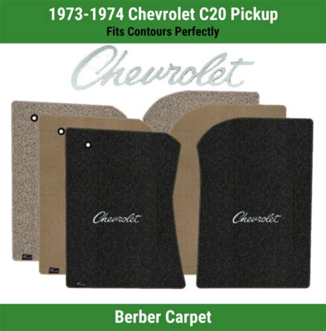 Lloyd Berber Front Carpet Mats For Chevy C Pickup W Red Chevy