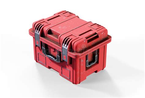 Open Plastic Containers With 3d Render Stock Illustration