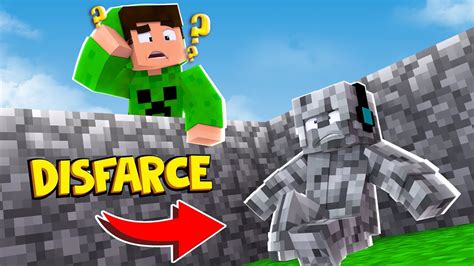 Minecraft DISFARCE DE BLOCOS DO MINECRAFT Esconde Esconde YouTube