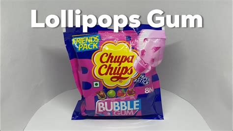 Chupa Chups Bubble Gum Lollipops YouTube