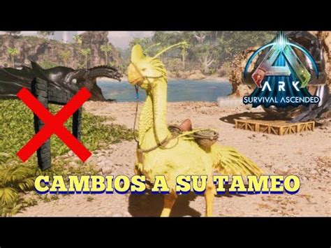 ACTUALIZACION ARK ASCENDED CAMBIOS IMPORTANTES AL TAMEO DEL