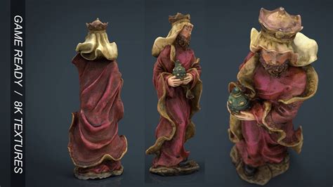 Christmas Nativity Scene Props 3d Model By Sanchiesp