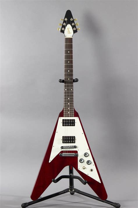 2006 Gibson Flying V 67 Reissue Cherry Guitar Chimp