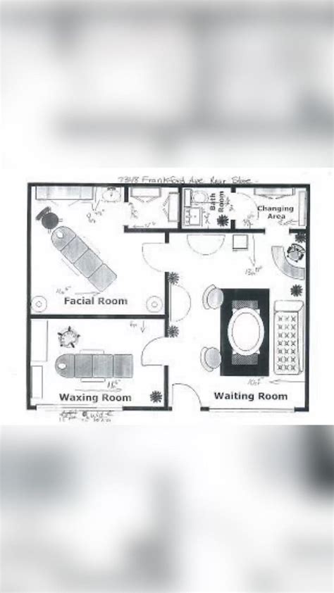 Esthetician Example Room Layout | Floor plan layout, Esthetician room ...