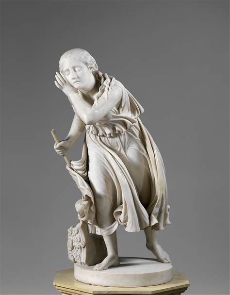 Randolph Rogers | Nydia, the Blind Flower Girl of Pompeii | American ...