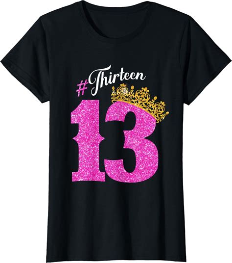 Official Teenager 13th Birthday Girls 13 Year Old Ts Girl T Shirt T