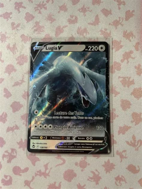 CARTE POKÉMON LUGIA V 138 195 Tempete argentée EB12 FR NEUF EUR 7 80