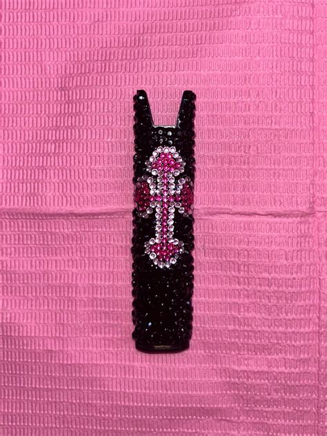 Pink Y2k Cross Bedazzled Stiiizy - Etsy