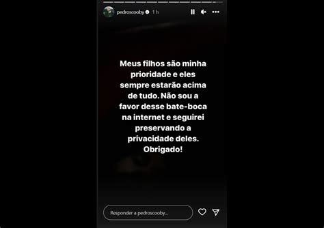 Foto Pedro Scooby Enfatizou Que Não Irá Provocar Luana Piovani Na