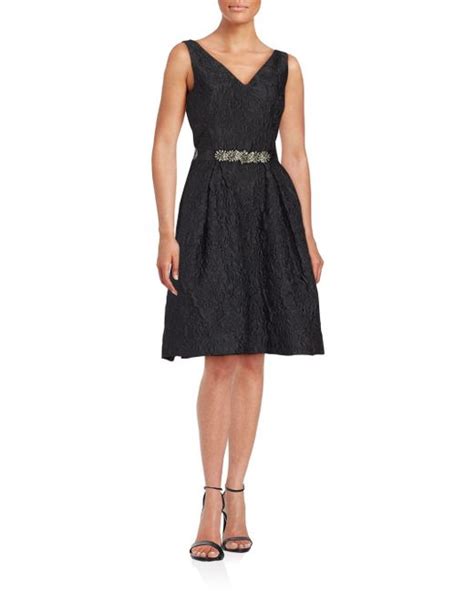 Teri Jon 34sleeve Lace Overlay Cocktail Dress Black In Black Save 63