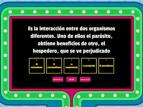 Las Interacciones Gameshow Quiz