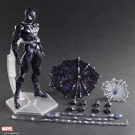 Black Suit Spider Man Play Arts Kai Figure Coming Soon