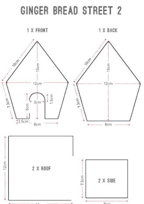 Gingerbread Village Template