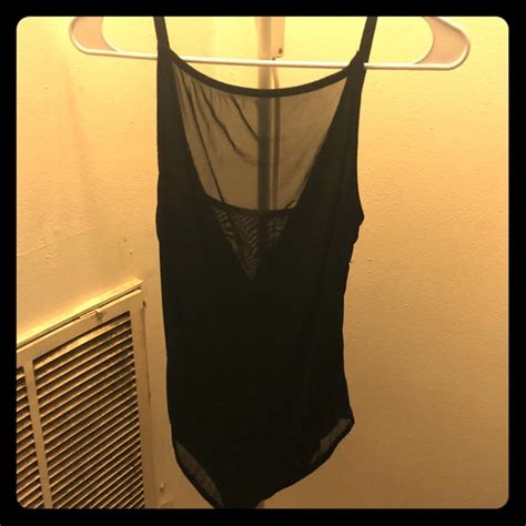 Tops Sexy Sheer Black Bodysuit Poshmark