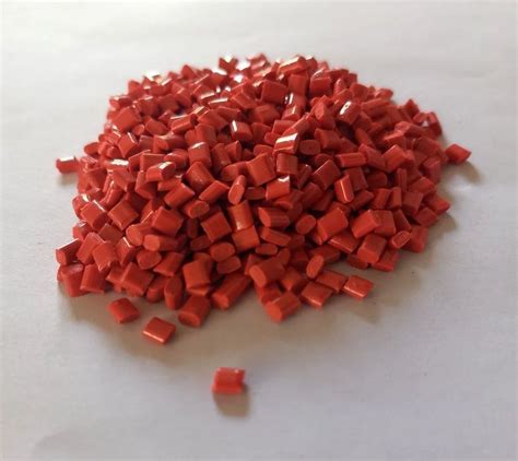 colored red reprocessed ld granules gcm grade  grade  rs