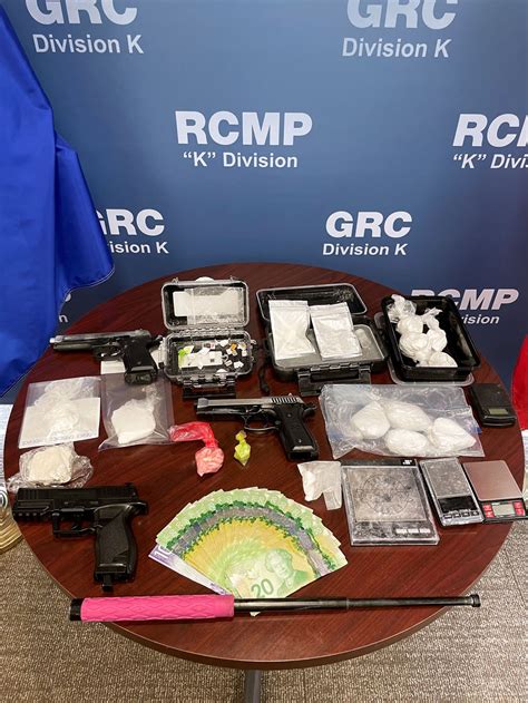 Sad Rcmp Crime Reduction Unit And Brooks Rcmp Seize Large Quantity Of