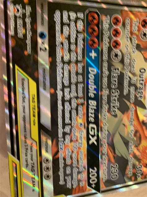 Mavin Reshiram And Charizard GX SM201 Pokemon JUMBO Sized Card