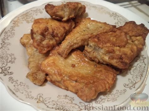 Рецепт: Филе трески в кляре на RussianFood.com
