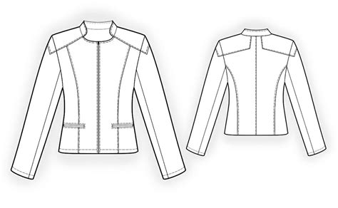 Leather Jacket Jacket Pattern Sewing Jacket Pattern Clothes Sewing