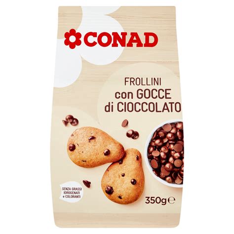 Frollini Con Gocce Di Cioccolato G Conad Online Conad