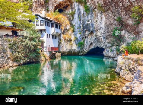 Dervish Monastery Or Tekke At The Buna River Spring In The Town Of