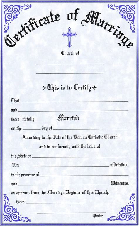 Marriage Certificate