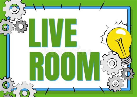 Writing Displaying Text Live Room Word Written On The Room In A House