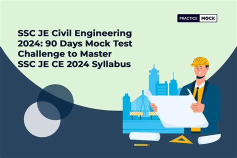 SSC JE Civil Engineering 2024 90 Days Mock Test Challenge To Master