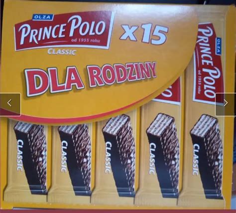 Olza Prince Polo Classic Kruche Wafelki Z Kremem Kakaowym Oblane