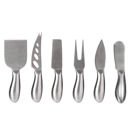 Premium T Complete Stainless Steel 6 Piece Cheese Knife Set Cheese