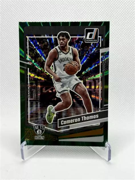 Filets Laser Verts Panini Donruss Cameron Cam Thomas Holo Eur