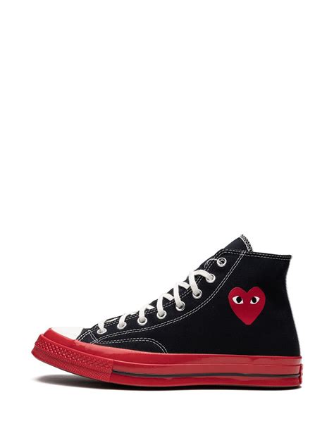 Converse Cdg X Chuck Taylor 70 Hi Sneakers Black Farfetch